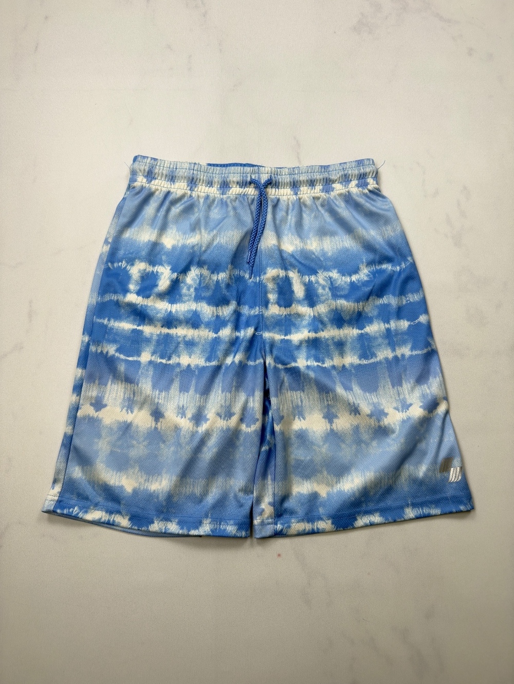 Children's Place Sport Athletic Tie-Dye Blue Shorts - Boys XL
